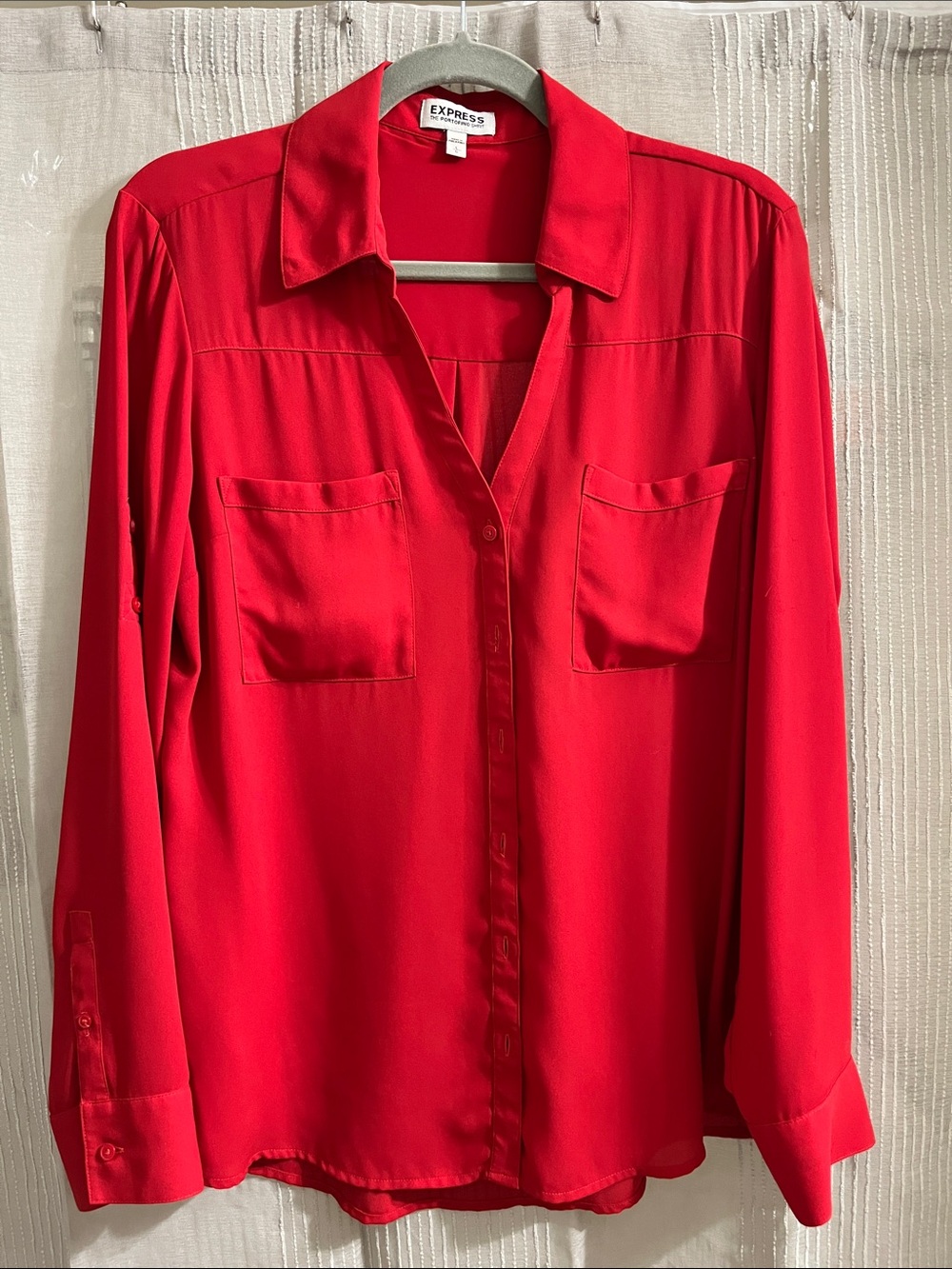 Express Woman’s Fitted Button-Up Portfolio Shirt